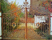 惠州铁艺大门案例6